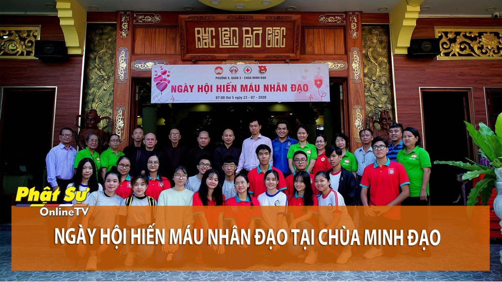 [Video] TP.HCM: Ngày Hội Hiến Máu tại chùa Minh Đạo