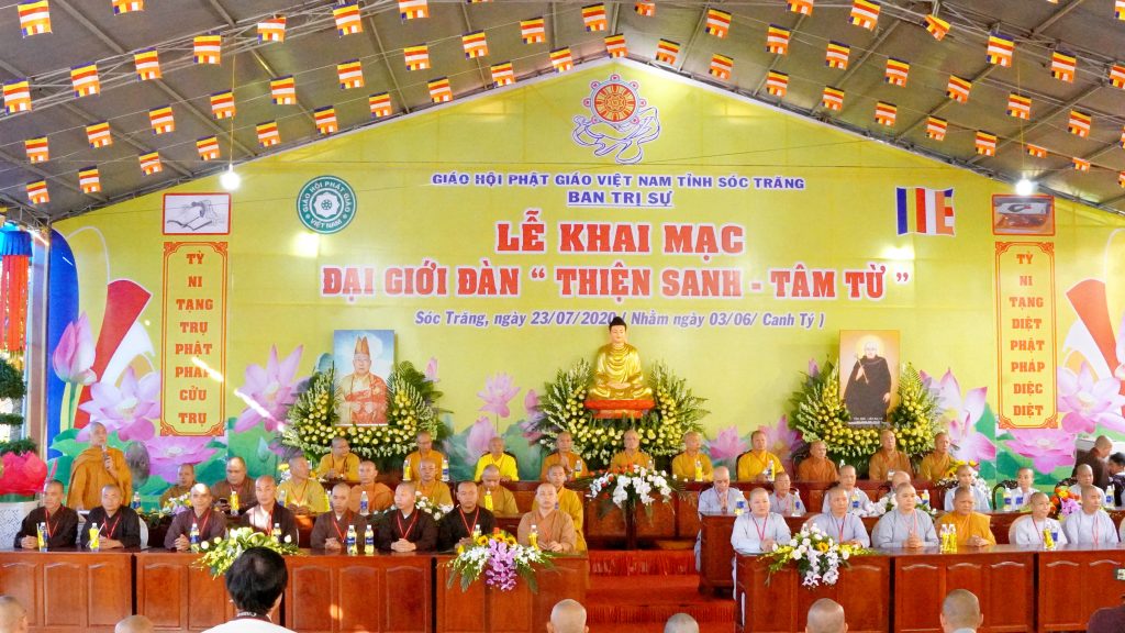 Sóc Trăng: Khai mạc buổi khảo hạch các giới tử tại Đại Giới đàn Thiện Sanh - Tâm Từ