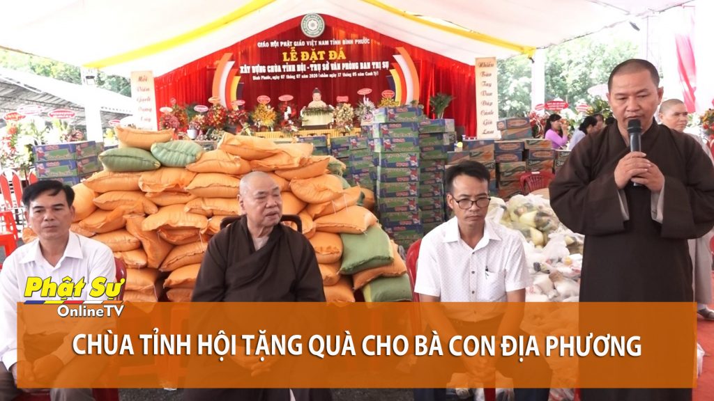 [Video] Bình Phước: Chùa Tỉnh Hội tặng quà cho bà con địa phương