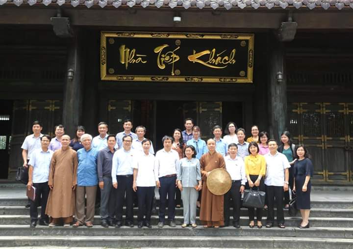 Ninh Bình: Phái đoàn Ủy ban Văn hóa, Giáo dục, Thanh niên,Thiếu niên và Nhi đồng của Quốc hội thăm, làm việc tại chùa Bái Đính