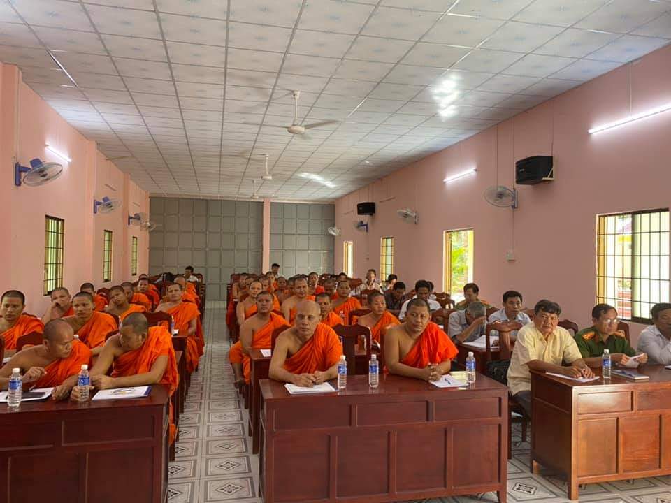 Trà Vinh: Sơ kết công tác hoạt động 6 tháng đầu năm 2020 của Hội Đoàn kết Sư sãi Yêu nước huyện Trà Cú