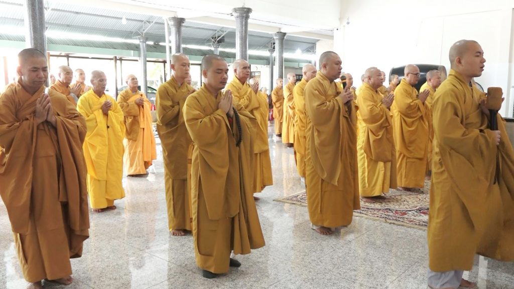 Bình Phước: Trang nghiêm lễ Bố-tát tại trường hạ chư Tăng chùa Hưng Long