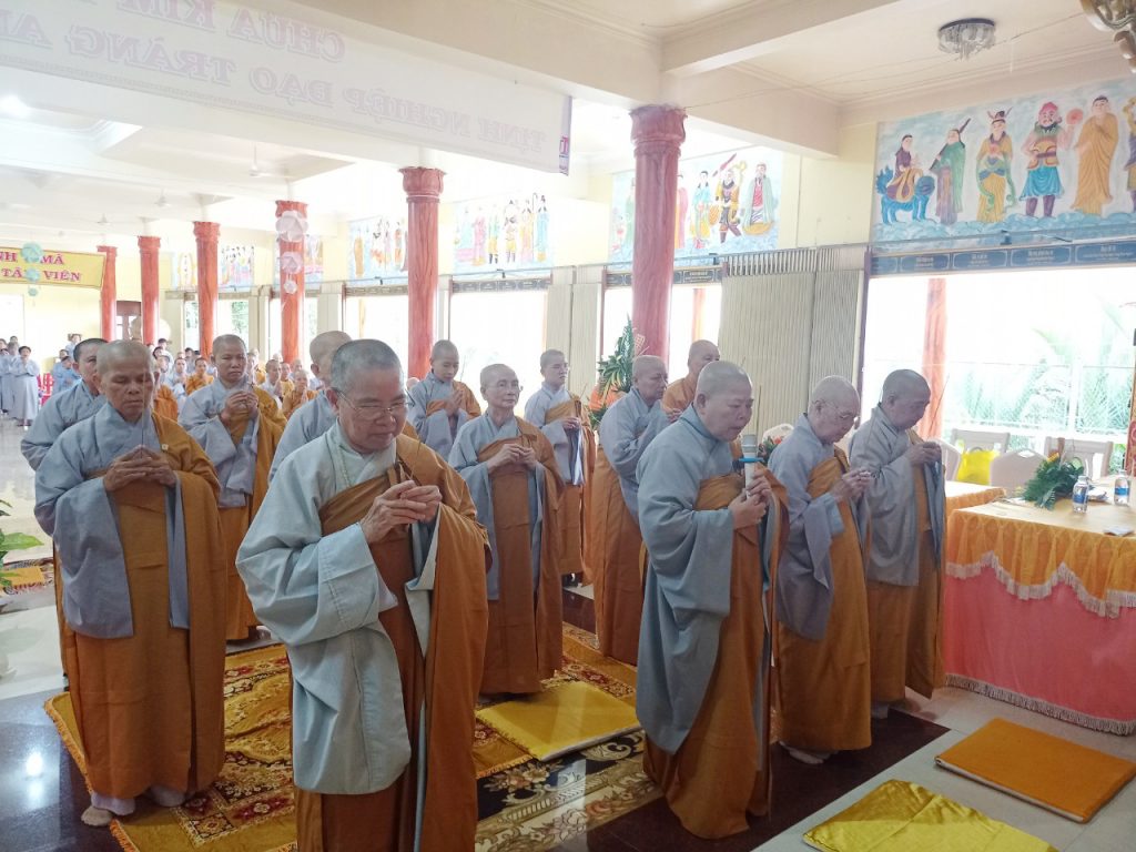 Cà Mau: Phái đoàn Phân ban Ni giới Trung ương viếng thăm trường hạ Ni chùa Kim Sơn