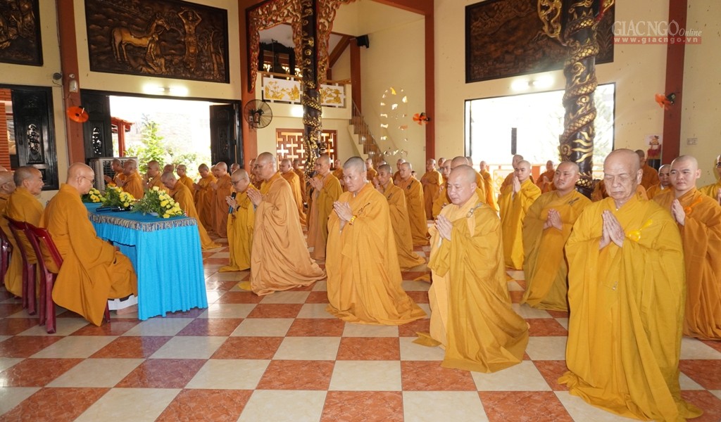 TP.HCM: Trường hạ chùa Hưng Phước tổ chức lễ Tạ pháp An cư PL.2564