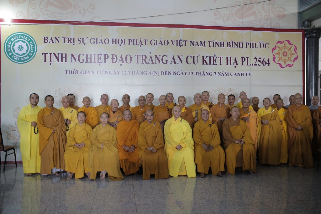 Bình Phước: Trường hạ Tăng chùa Hưng Long tổ chức lễ Tự tứ nội bộ