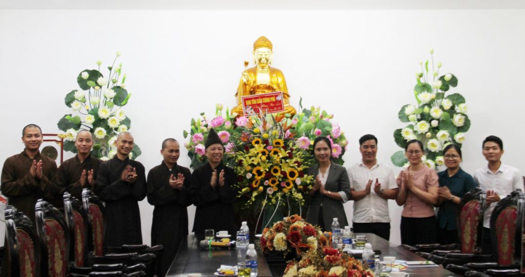 Hà Nội: Ban Tôn giáo Chính phủ, Vụ Phật giáo chúc mừng chư vị hành giả tại Học viện Phật giáo Việt Nam