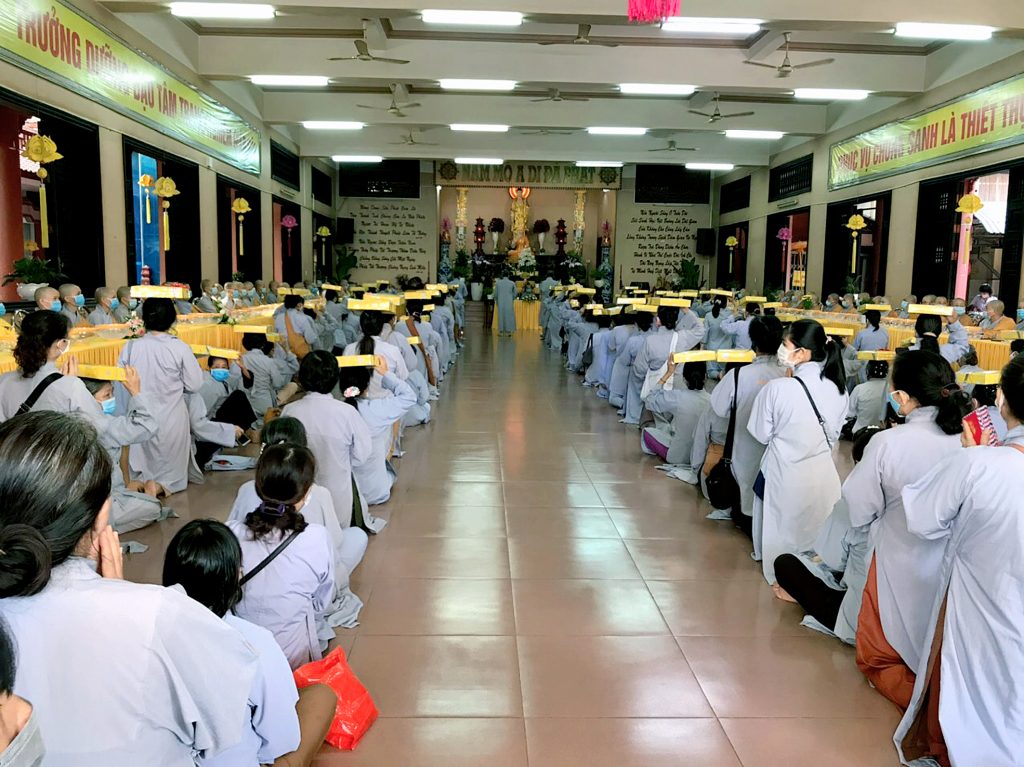 Bình Phước: Trường hạ chùa Quang Minh làm lễ Tự tứ nội bộ