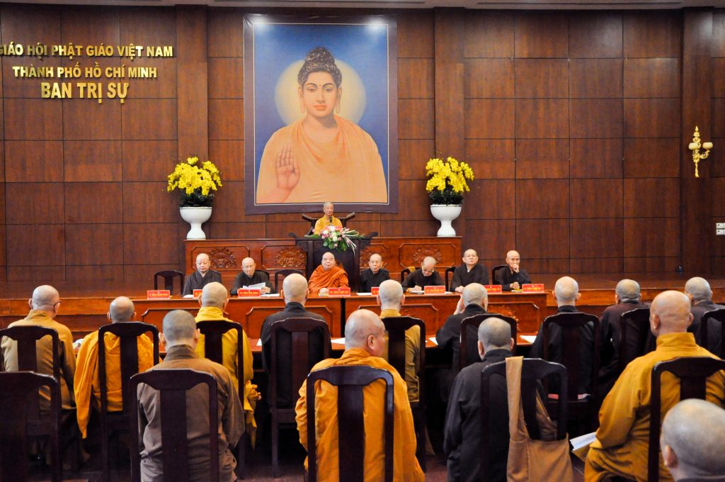 TP. HCM: BTS GHPGVN thành phố họp triển khai công tác tổ chức Đại giới đàn "Huệ Hưng" PL. 2564 – DL. 2020