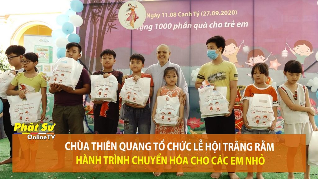 [Video] Bình Dương: Chùa Thiên Quang tổ chức Lễ Hội Trăng Rằm – Hành Trình Chuyển Hóa cho các em nhỏ