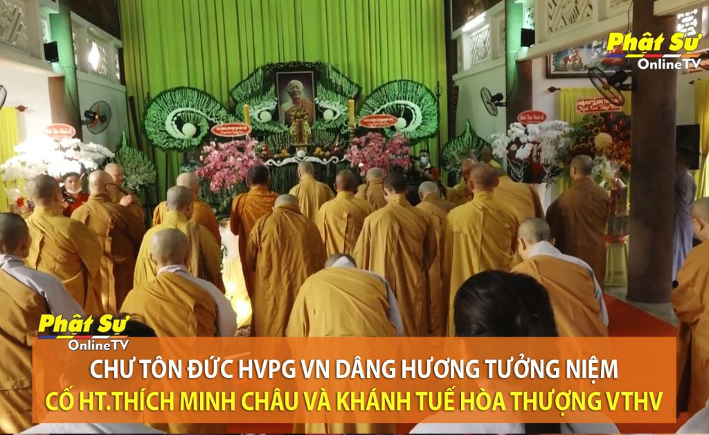 [Video] TP.HCM: Chư Tôn đức HVPG VN dâng hương tưởng niệm cố HT.Thích Minh Châu và khánh tuế Hòa thượng VTHV
