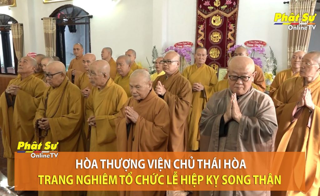[Video] TP.HCM: Hòa thượng Viện chủ Thái Hòa trang nghiêm tổ chức lễ Hiệp kỵ song thân
