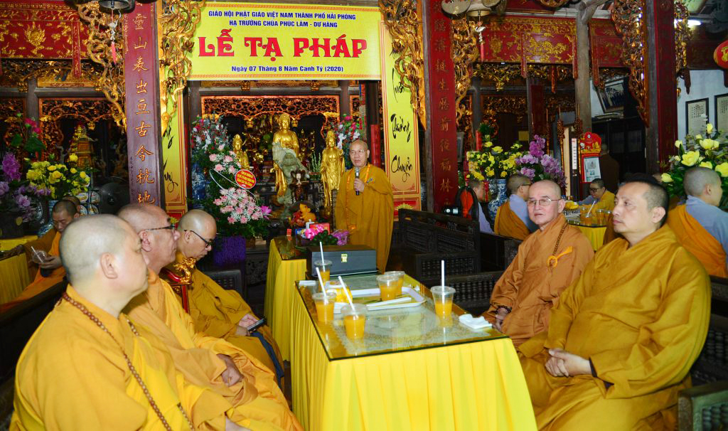Hải Phòng: Lễ Tạ pháp an cư PL.2564 tại trường hạ Tổ đình Dư Hàng (Cơ sở 2)