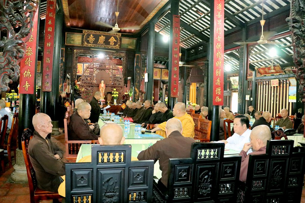 Bình Dương: Ban Trị sự Phật giáo tỉnh tổ chức phiên họp thường kỳ