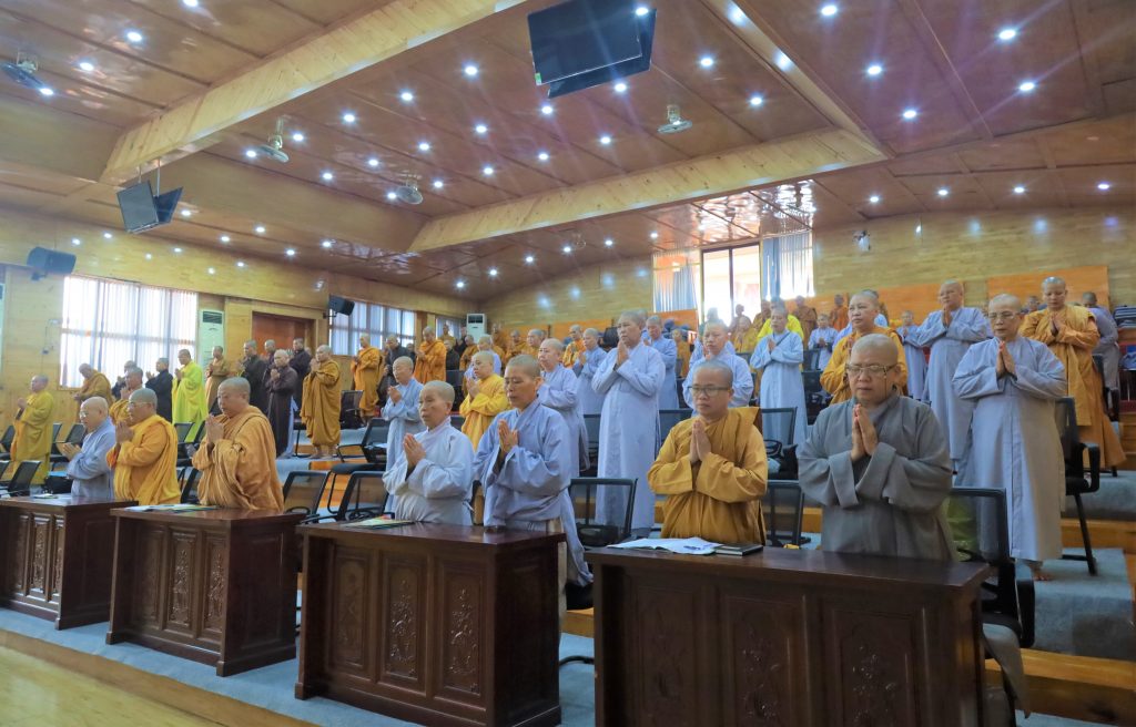 Kiên Giang: Phiên họp Tăng sự thường kỳ tại chùa Phật Quang