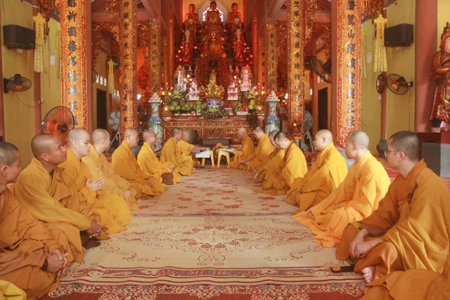 Thái Bình: Kết thúc khoá An cư tại Trường hạ chùa Thánh Long