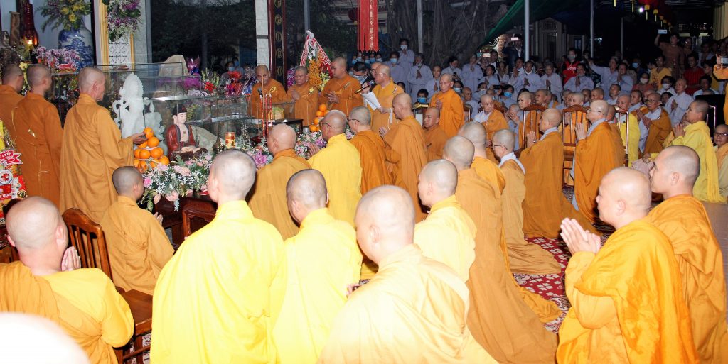 Đồng Nai: Nghi thức cúng tiên thường trong lễ Húy kỵ của HT.Thích Thiện Phước