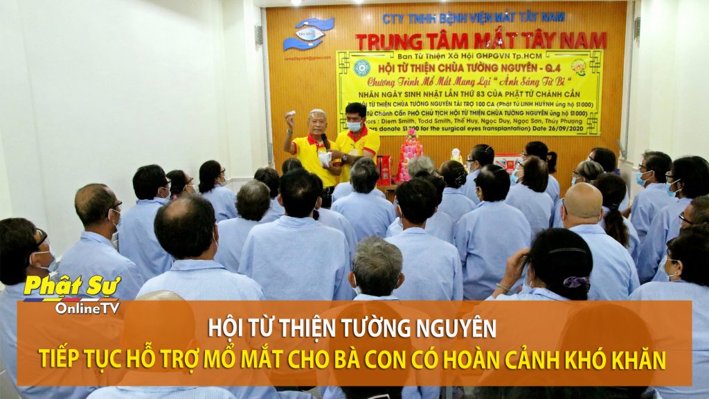 [Video] TP.HCM: Hội từ thiện Tường Nguyên tiếp tục hổ trợ mổ mắt cho bà con có hoàn cảnh khó khăn