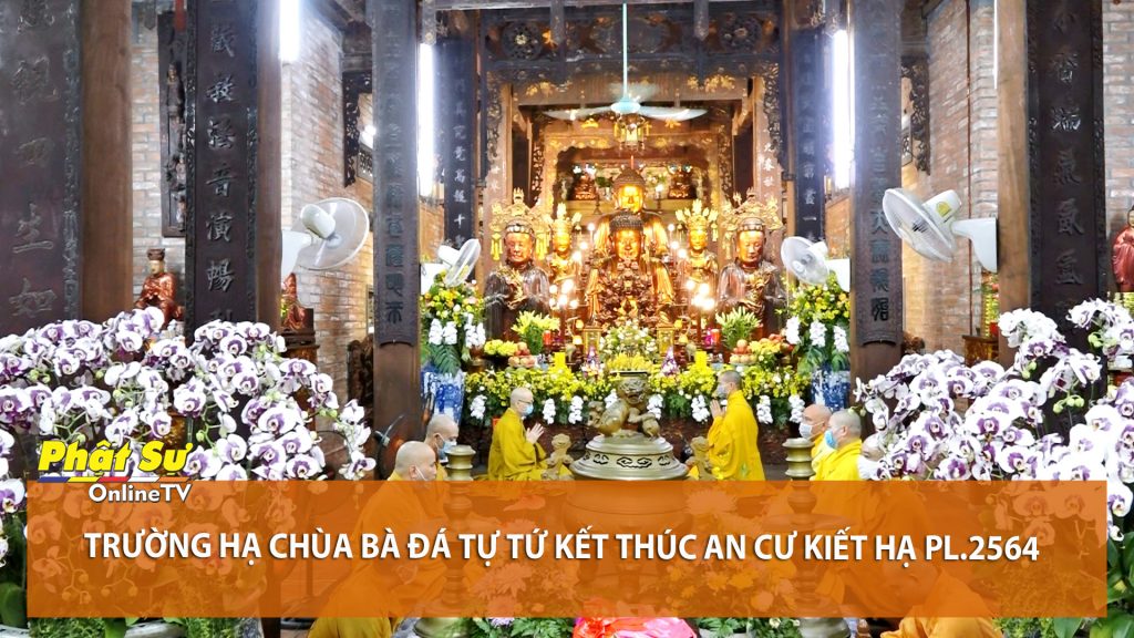 [Video] Hà Nội: Trường hạ chùa Bà Đá tự tứ kết thúc An cư kiết hạ PL.2564