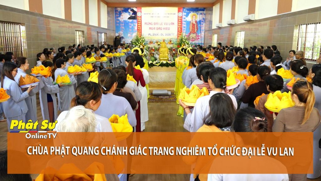 [Video] Kiên Giang: Chùa Phật Quang Chánh Giác trang nghiêm tổ chức đại lễ Vu Lan