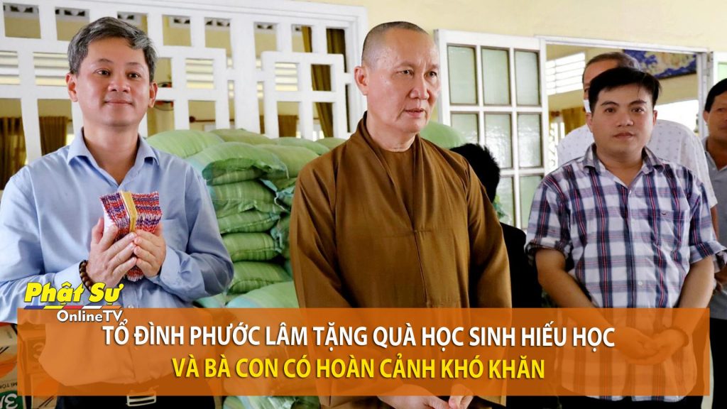 [Video] Tiền Giang: Tổ đình Phước Lâm tặng quà học sinh hiếu học và bà con có hoàn cảnh khó khăn