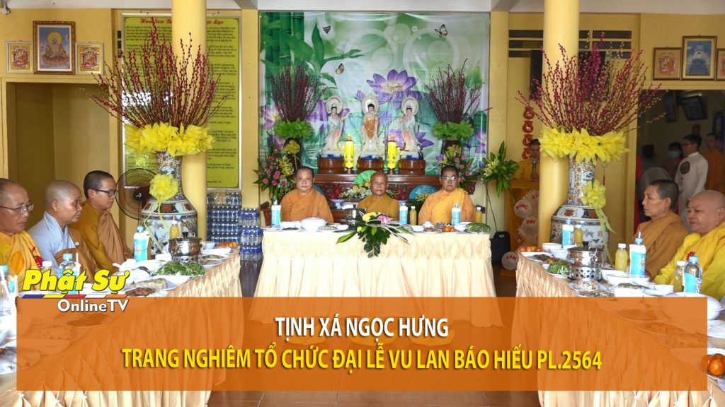 [Video] Kiên Giang: Tịnh xá Ngọc Hưng trang nghiêm tổ chức đại lễ Vu lan Báo hiếu PL.2564