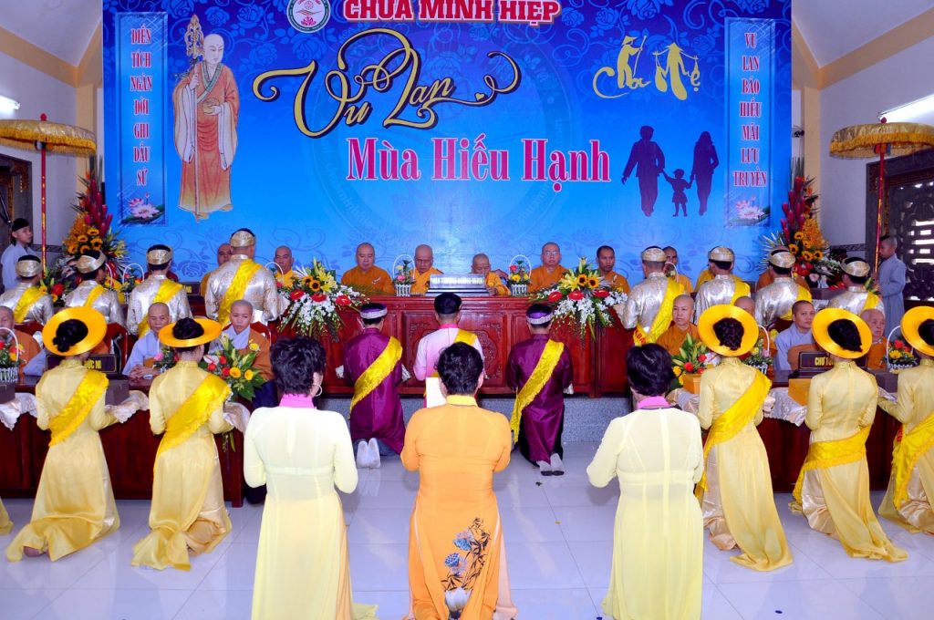 Đồng Nai: Chùa Minh Hiệp tổ chức Đại lễ Vu lan Báo hiếu, dâng cúng pháp y