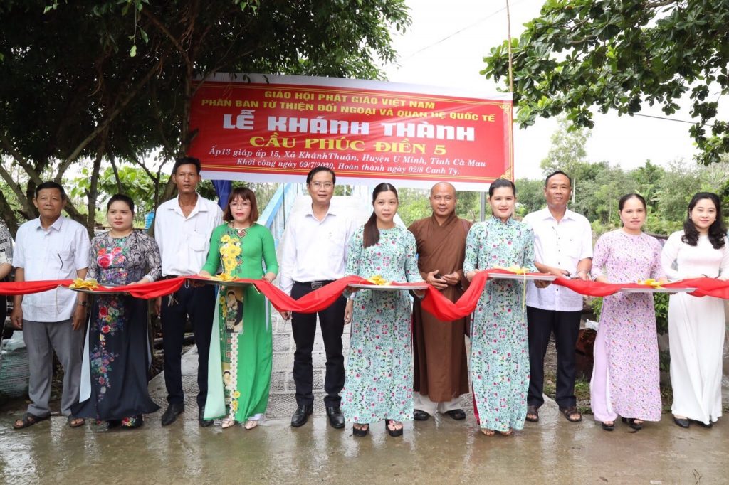 Cà Mau: Lễ bàn giao, cắt băng khánh thành công trình cầu Phúc Điền 5