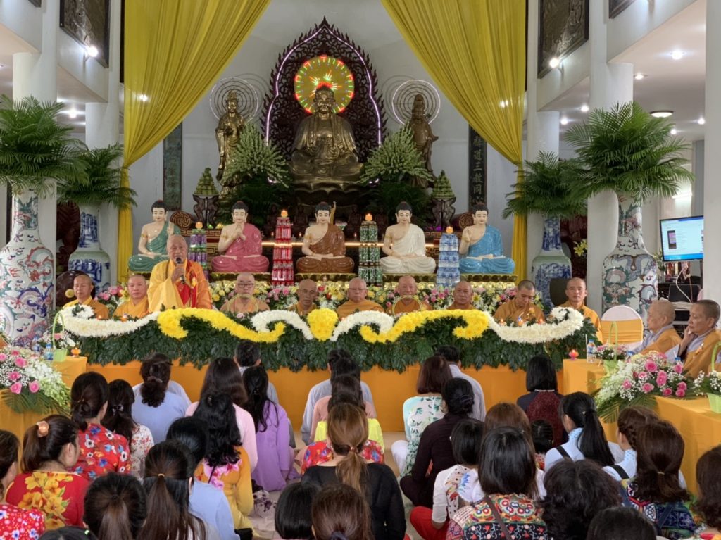 Tiền Giang: Trang nghiêm Đại lễ Vu lan tại chùa Phù Châu năm 2020