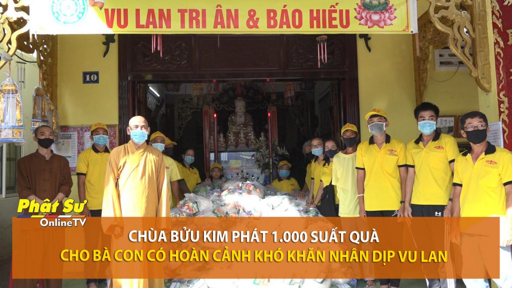 [Video] Kiên Giang: Chùa Bửu Kim phát 1.000 suất quà cho bà con có hoàn cảnh khó khăn nhân dịp Vu lan