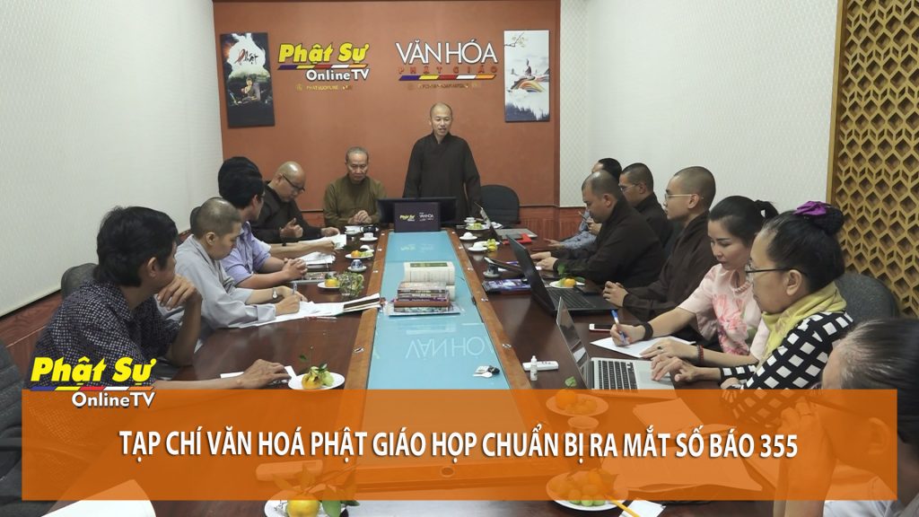 [Video] TP.HCM: Tạp chí Văn Hoá Phật Giáo họp chuẩn bị ra mắt số báo 355