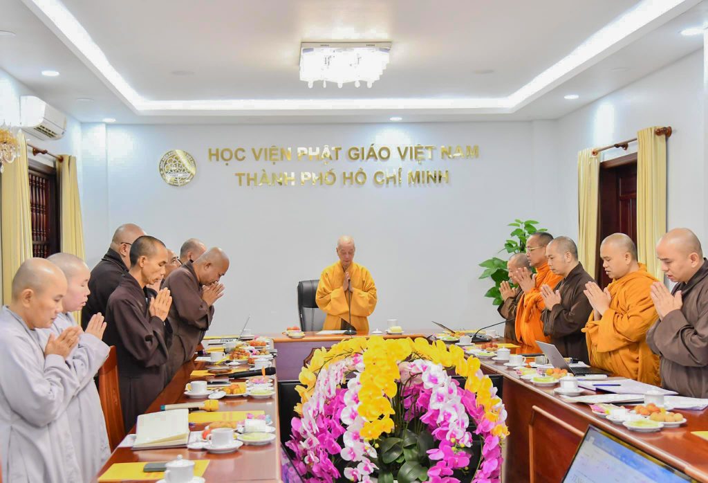 TP. HCM: Học viện Phật giáo Việt Nam họp bàn công tác tổ chức Lễ tốt nghiệp và Khai giảng năm học mới