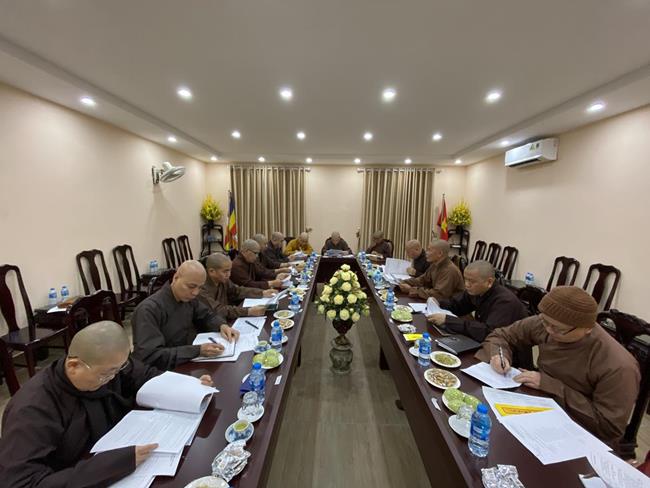 Họp giao ban thường trực Ban Trị sự GHPGVN Thành phố Hà Nội