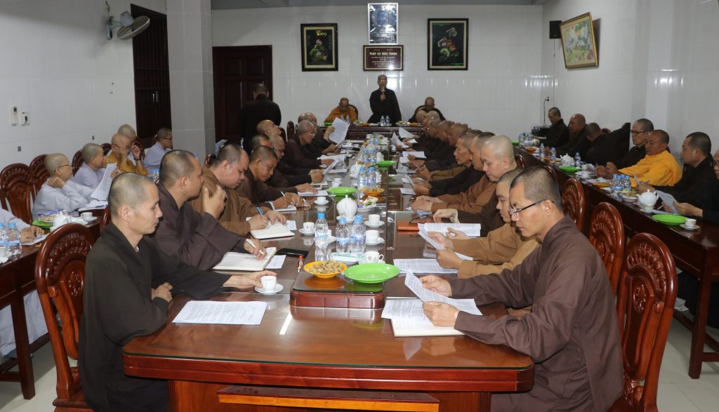 Bến Tre: Ban Trị sự GHPGVN tỉnh họp báo cáo công tác Phật sự quý III, năm 2020
