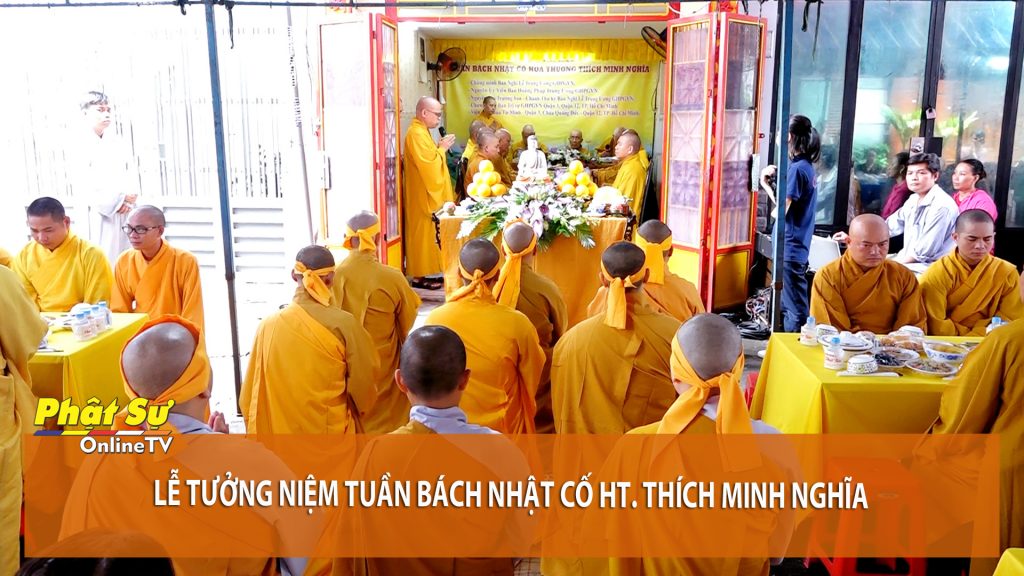 [Video] TP.HCM: Lễ tưởng niệm tuần bách nhật cố HT. Thích Minh Nghĩa