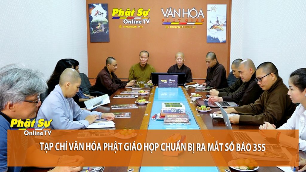 [Video] TP.HCM: Tạp chí Văn Hóa Phật Giáo họp chuẩn bị ra mắt số báo 355