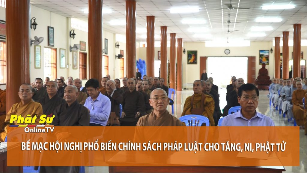 [Video] Cần Thơ: Bế mạc Hội nghị phổ biến chính sách Pháp luật cho Tăng, Ni, Phật tử