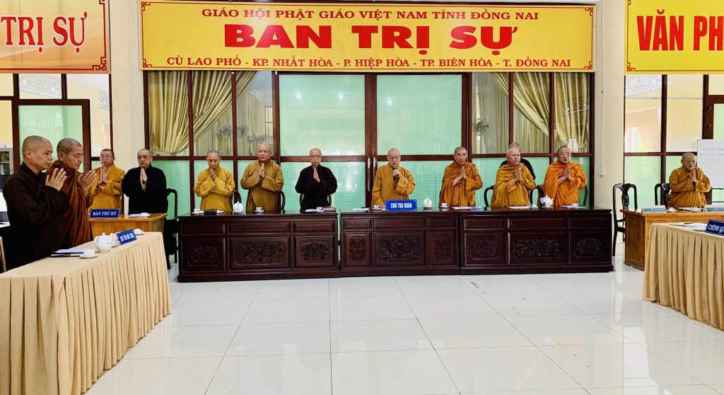 Đồng Nai: Phiên họp mở rộng của Thường trực Ban Trị sự GHPGVN tỉnh Đồng Nai