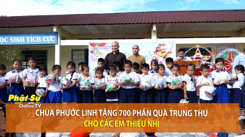 [Video] Kiên Giang: Chùa Phước Linh tặng 700 phần quà Trung thu cho các em thiếu nhi
