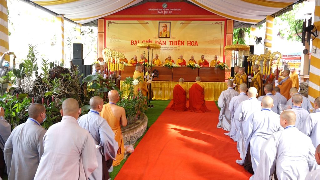 Vĩnh Long: Cung an chức sự và đăng đàn truyền giới Đại Giới đàn Thiện Hoa