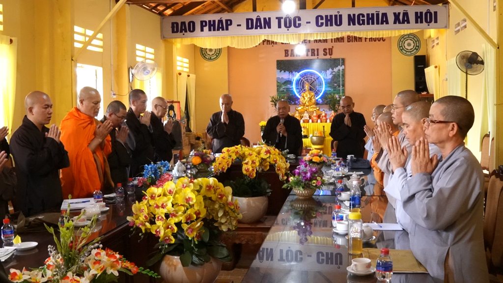 Bình Phước: BTS GHPG tỉnh họp triển khai các công tác Phật sự sắp tới
