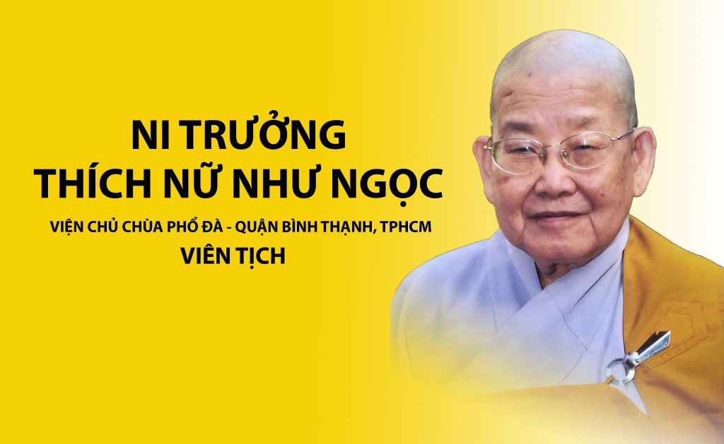 Cáo phó Ni trưởng Thích Nữ Như Ngọc - Trụ trì chùa Phổ Đà viên tịch