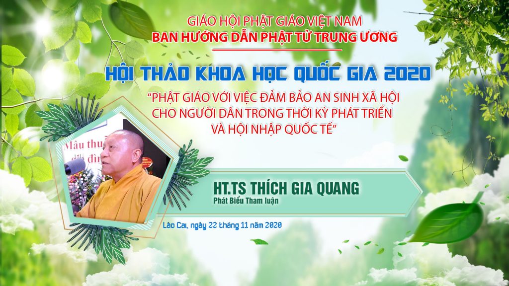 [Video] HT.TS THÍCH GIA QUANG Phát Biểu Tham Luận - Hội Thảo Khoa Học Quốc Gia 2020
