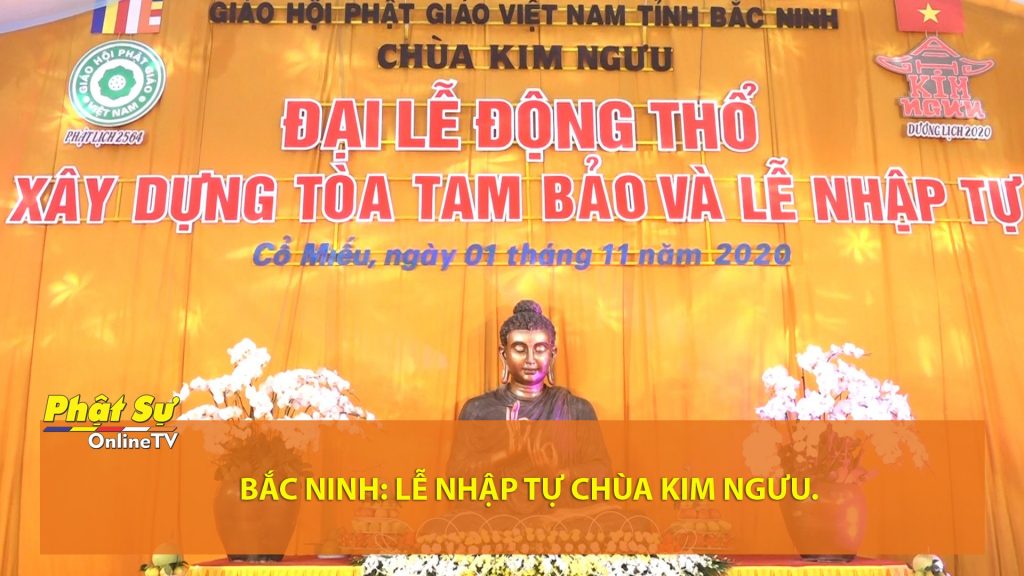 [Video] Bắc Ninh: Lễ nhập tự tại chùa Kim Ngưu