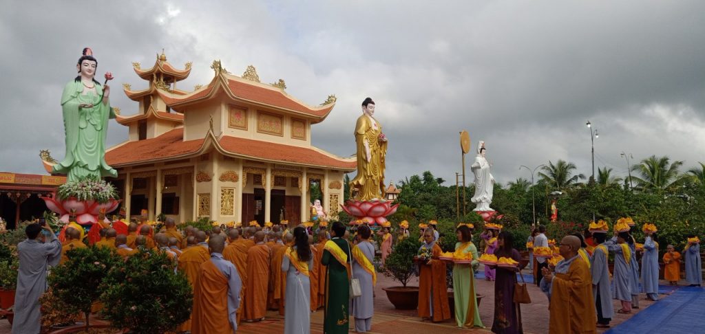 Sóc Trăng: Chùa Phước An tổ chức lễ An vị đức Đại Thế Chí Bồ tát và Dâng cúng Pháp y