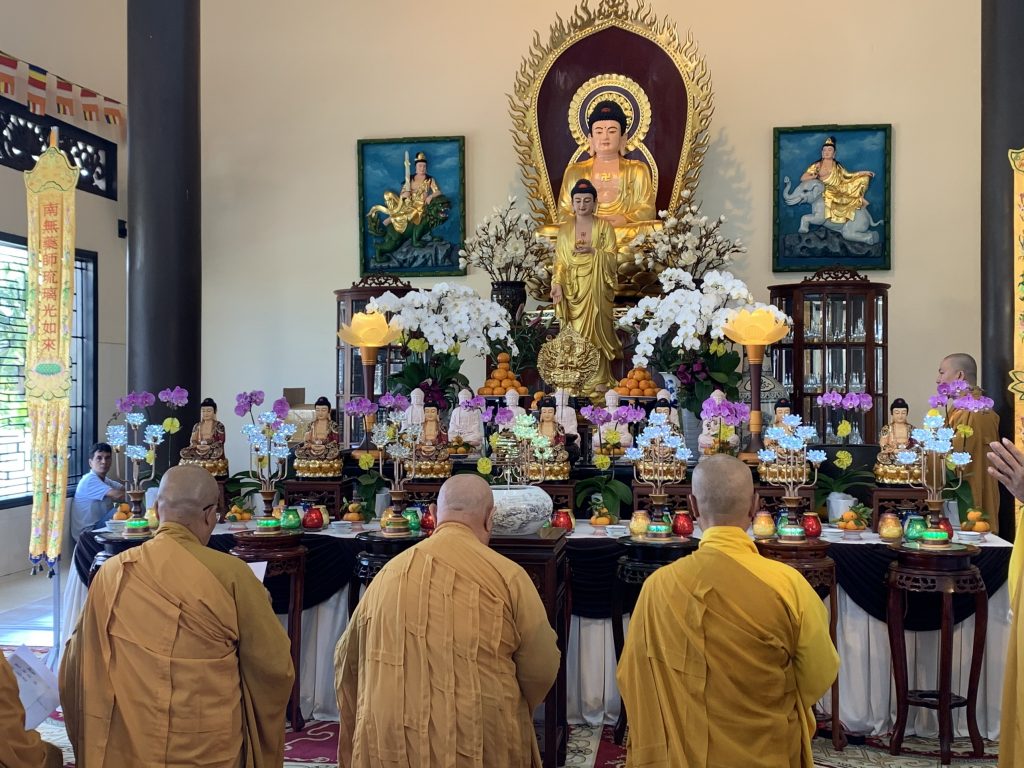 Tiền Giang: Trai đàn Dược Sư Thất Châu cầu quốc thới dân an tại chùa Tịnh Nghiêm