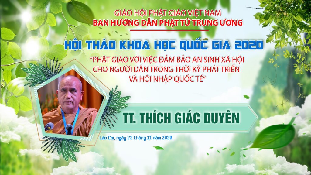[Video] TT. Thích Giác Duyên phát Biểu Tham Luận - Hội Thảo Khoa Học Quốc Gia 2020