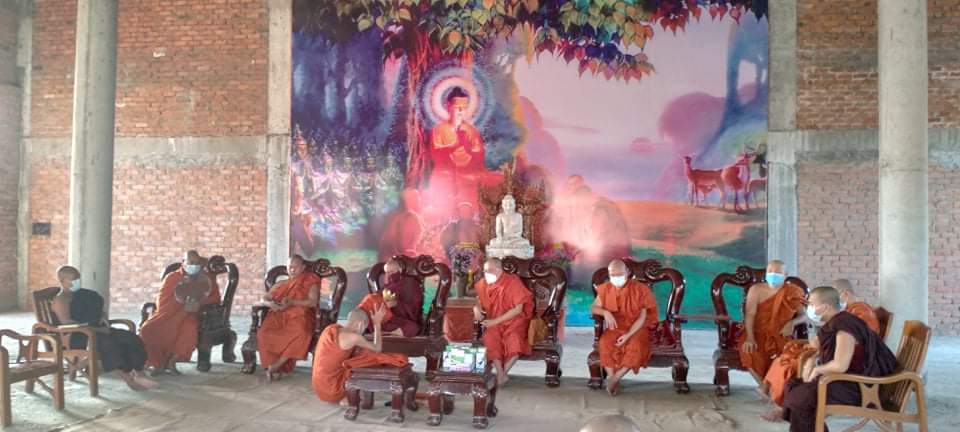 Myanmar: Công ty Thái Bình Shoes (TBS group) thiết lễ dâng y Kathina tại chùa Ngài Tam Tạng VII và chùa Đại Phước - Yangon Myanmar năm 2020