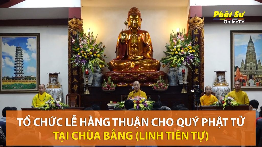 [Video] Hà Nội: Tổ chức lễ Hằng Thuận cho quý Phật tử tại chùa Bằng (Linh Tiên Tự)