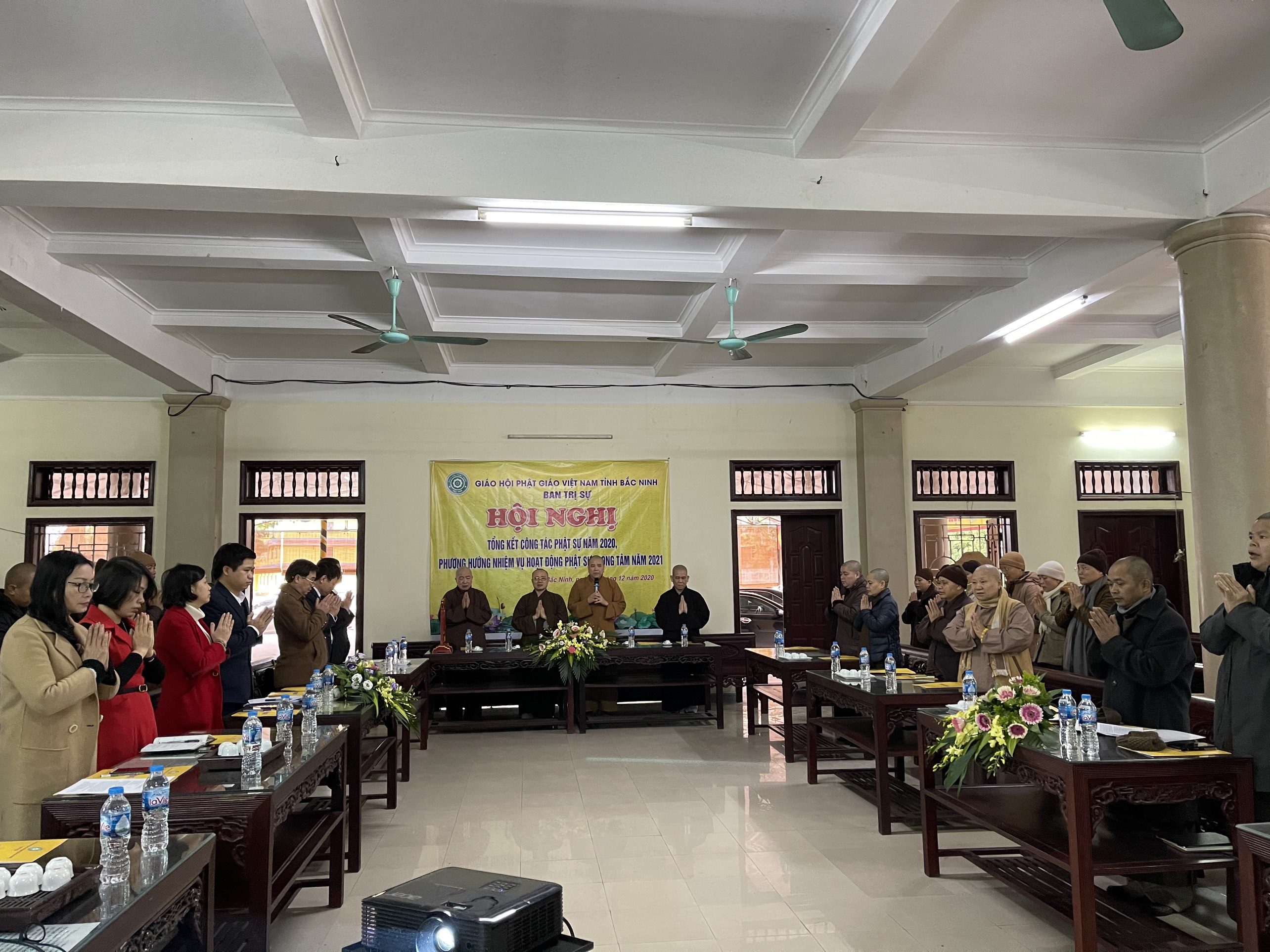 Bắc Ninh: Ban Trị Sự GHPGVN tỉnh Hội nghị Tổng kết công tác Phật sự năm 2020