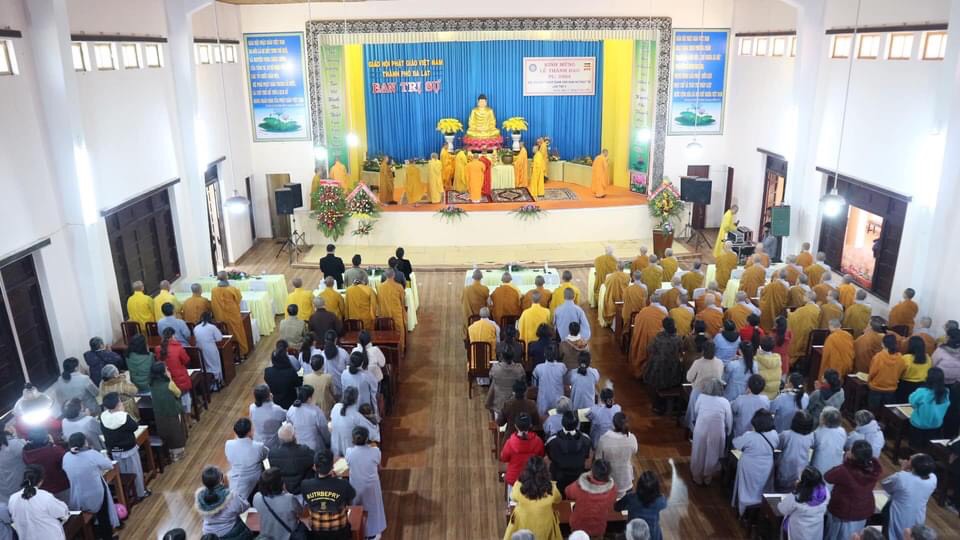 Lâm Đồng: Ban Trị sự GHPGVN TP.Đà Lạt tổ chức lễ kỉ niệm ngày Đức Phật thành đạo